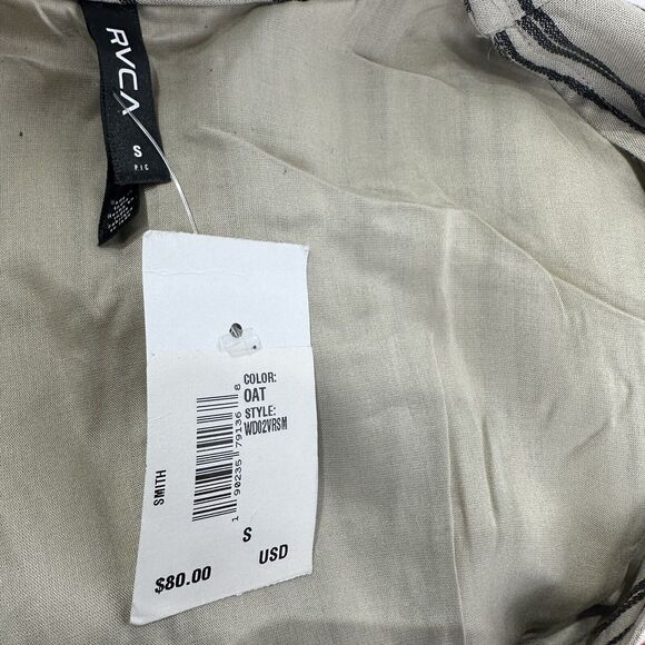 RVCA Smith Striped v neck Midi Dress Size S - Picture 5 of 8